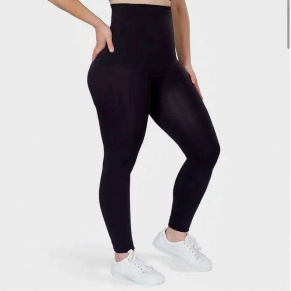 NWT New Empetua Shapermint Essentials High Waisted Shaping Leggings Black 2XL